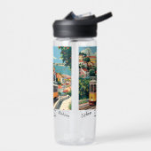 名前をカスタムするリスボンポルトガル ウォーターボトル (左面)