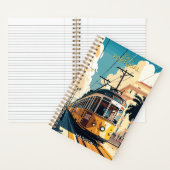 名前をカスタムするリスボンポルトガル ノートブック (内側)