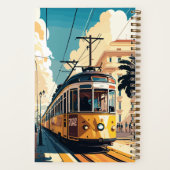 名前をカスタムするリスボンポルトガル ノートブック (裏面)