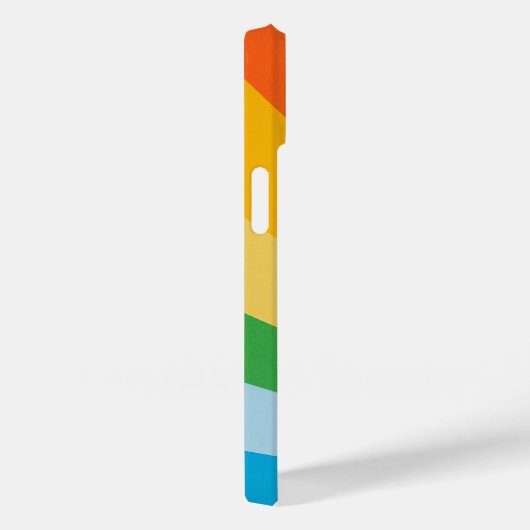 名前をカスタムするレインボーカラー Case-Mate iPhoneケース (裏面 / 右)