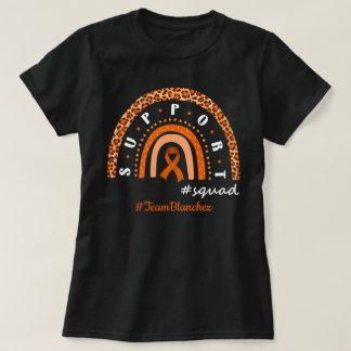 名前をカスタムするレインボー白血病支援班 Tシャツ