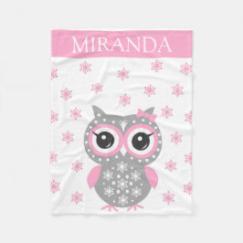 名前をカスタムするレシーディングベビーガールフリースブランケット フリースブランケット