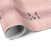 名前をカスタムするレターバラ金ゴールド包装紙 ラッピングペーパー (ロールコーナー)
