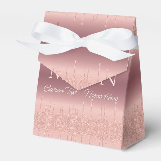 名前をカスタムするレター結婚のバラ金ゴールドギフトボックス フェイバーボックス (正面サイド)