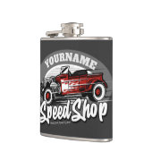 名前をカスタムするレッド改造ロードスタースピードショップガレージ フラスク (左)