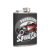 名前をカスタムするレッド改造ロードスタースピードショップガレージ フラスク (右)