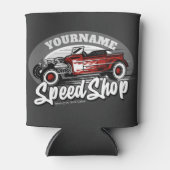 名前をカスタムするレッド改造ロードスタースピードショップガレージ 缶クーラー (正面)