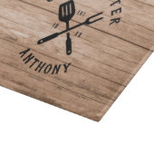 名前をカスタムするレトログリ素朴ルマスター カッティングボード (角)