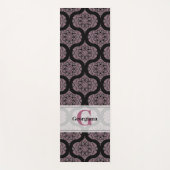 名前をカスタムするレトロドゥスキーバラフローラフロンズマンダラ ヨガマット (正面)