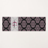 名前をカスタムするレトロドゥスキーバラフローラフロンズマンダラ ヨガマット (正面(横))