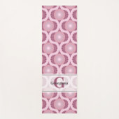 名前をカスタムするレトロラディアントダッキーバラドットマンダラ ヨガマット (正面)