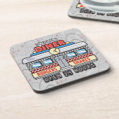 名前をカスタムするレトロ50sダイナーサイン50年代アトミック コースター (左側)