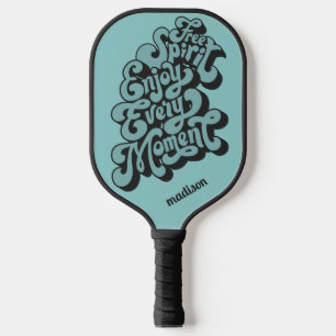 名前をカスタムするレトロ「自由精神」 ピックルボールラケット
