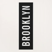 名前をカスタムするレーシングチェッカーボードパターンテンプレート ヨガマット (裏面)