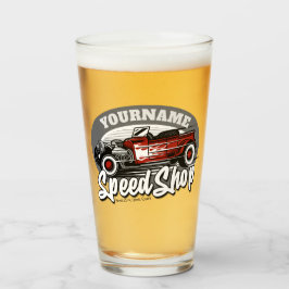名前をカスタムするロカビリーロードスタースピードショップガレージ タンブラーグラス