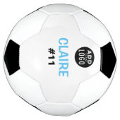 名前をカスタムするロゴの子を追加パーソナライズされたする サッカーボール (回転)