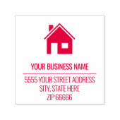 名前をカスタムするロゴアドレスの色デザインスタンプ セルフインキングスタンプ (デザイン)