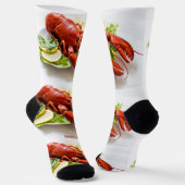 名前をカスタムするロブスター ソックス (傾斜あり)