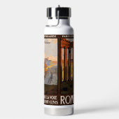 名前をカスタムするローマイタリアヴィンテージトラベル ウォーターボトル (右面)