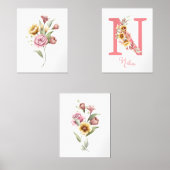 名前をカスタムするワイルドフラワープリント (正面)