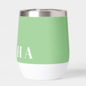 名前をカスタムするワインタンブラー (背面)