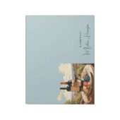 名前をカスタムするワインラバー ノートパッド (回転)