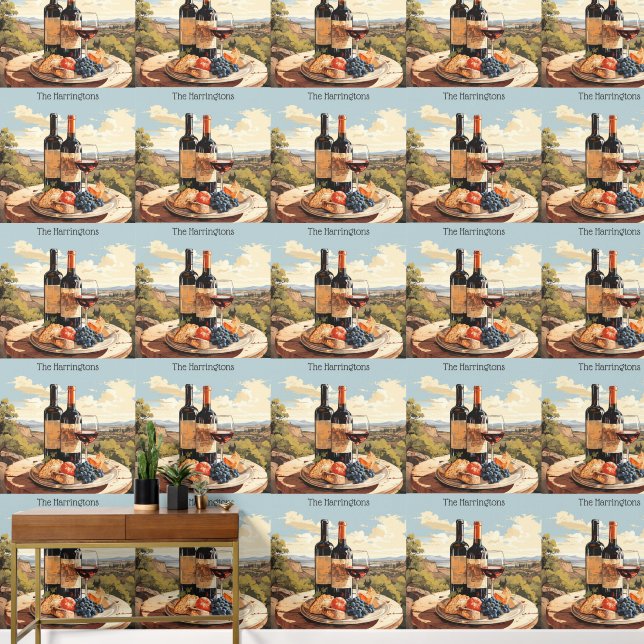 名前をカスタムするワインラバー 壁紙 (廊下)