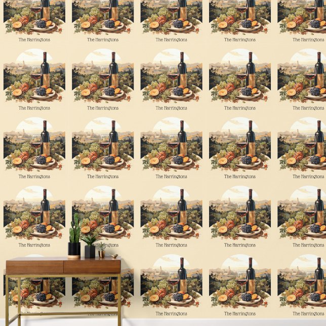 名前をカスタムするワインラバー 壁紙 (廊下)
