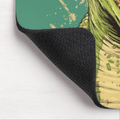 名前をカスタムするワニ マウスパッド (コーナー)