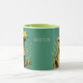 名前をカスタムするワニ マグカップ (中央)