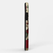 名前をカスタムするヴィンテージウォーターカラーポインセツィアブーケ Case-Mate iPhoneケース (裏面/右)