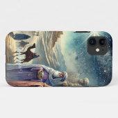 名前をカスタムするヴィンテージ水彩三賢人 Case-Mate iPhoneケース (裏面(横))