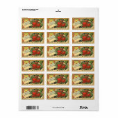 名前をカスタムするヴィンテージ食品ラベル ラベル (フルシート)