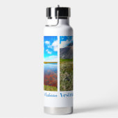 名前をカスタムするヴェストラホルン山脈、アイスランド ウォーターボトル (右面)
