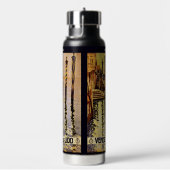 名前をカスタムするヴェネツィア（ヴェニス）ヴィンテージトラベル ウォーターボトル (右面)