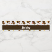 名前をカスタムする七面鳥オングレー ペットボトルラベル (シングルラベル)