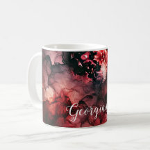 名前をカスタムする不気味な血の月ハロウィンアルコールインク