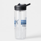 名前をカスタムする世界旅行 ウォーターボトル (左面)