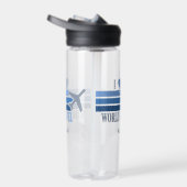 名前をカスタムする世界旅行 ウォーターボトル (右面)