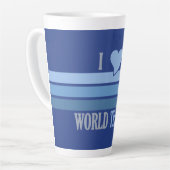 名前をカスタムする世界旅行 カフェラテマグ (左アングル)