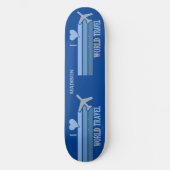 名前をカスタムする世界旅行 スケートボード (正面)