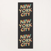 名前をカスタムする両面ニューヨークシティ ヨガマット (裏面)