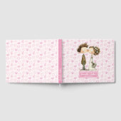 名前をカスタムする予測できな結婚ズゲストブック ゲストブック (全面)