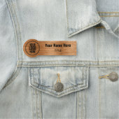 名前をカスタムする事業職パーソナライズされた員 名札 (インサイチュ)