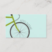 名前をカスタムする付きヒップスター自転車ホイール 名刺 (正面)