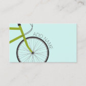 名前をカスタムする付きヒップスター自転車ホイール 名刺 (正面)