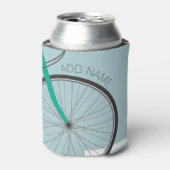 名前をカスタムする付きヒップスター自転車ホイール 缶クーラー (缶正面)