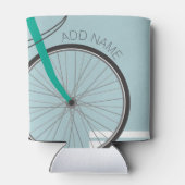 名前をカスタムする付きヒップスター自転車ホイール 缶クーラー (裏面)