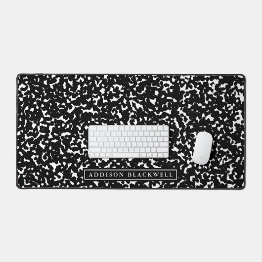 名前をカスタムする付き構成ノートパソコンデスクマット デスクマット (キーボード&マウス)