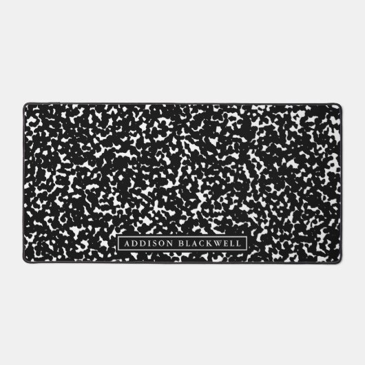 名前をカスタムする付き構成ノートパソコンデスクマット デスクマット (正面)